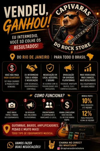 VAMOS NEGOCIAR SEU EQUIPAMENTO DE MUSICA?