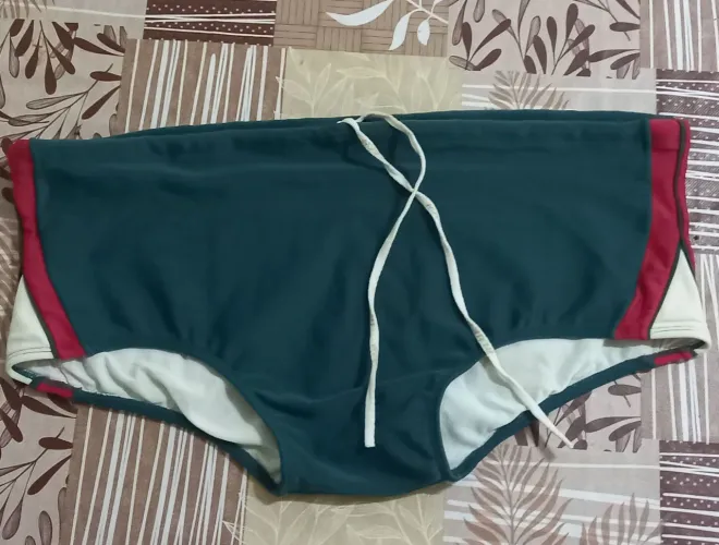 Sunga verde vermelha e branca forrada taam G