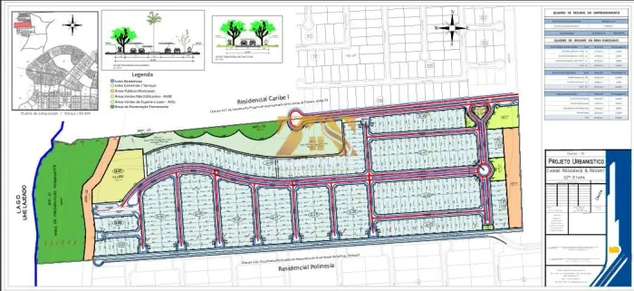 Terreno, 606 m² - Caribe Residence Resort - Palmas/TO