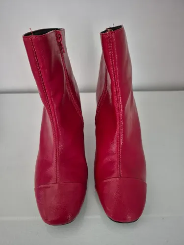 Bota Corello couro vermelha tam 36