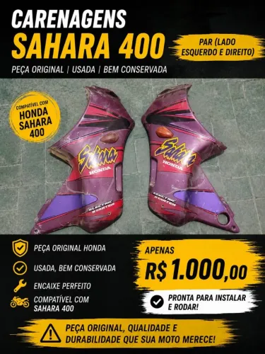 Carenagens Sahara 400
