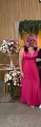 Vestido de madrinha rosa