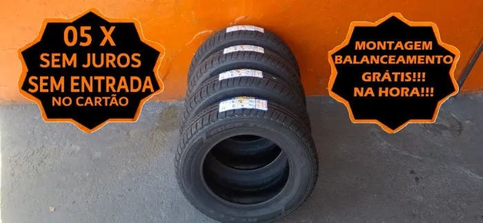 Jogo 4 Pneus Aro 14 Goodyear 175 x 70 Kelly_Mont+Balanc Grátis_Aceito Cartão 5X Sem Juros