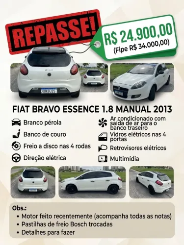 Fiat Bravo Essence 1.8 Flex 16V 5P 2013