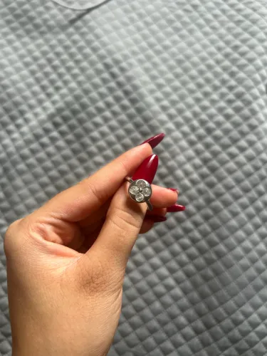 anel prata 925 com zircônias