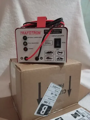 Carregador de bateria trafotron bivolt novo castanhal