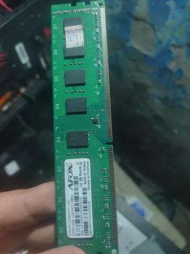Memória ram 4 gigas de Pc DDR 3 1333 marca afox testada boa funcionando perfeitamente
