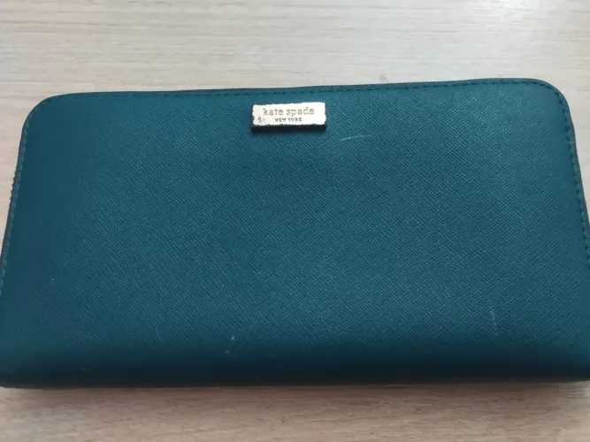 Carteira feminina de mão - KATE SPADE original - verde