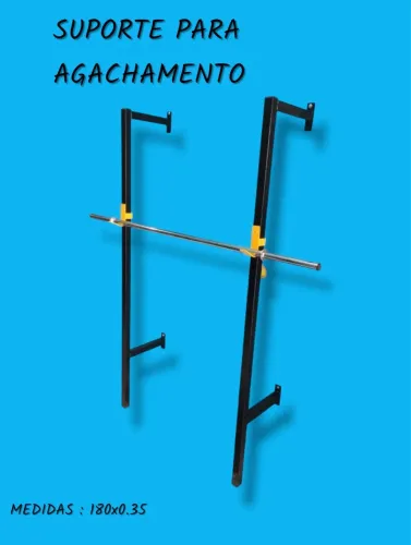 Suporte agachamento de parede