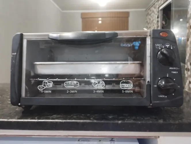 Forno Elétrico Compacto Best Line 6 litros.