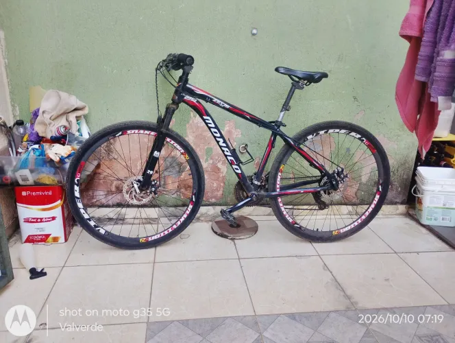 Bike Aro 29 Mônaco relação toda shimana