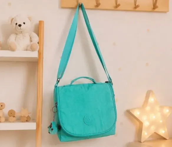 Lancheira Kipling Kichirou aqua original