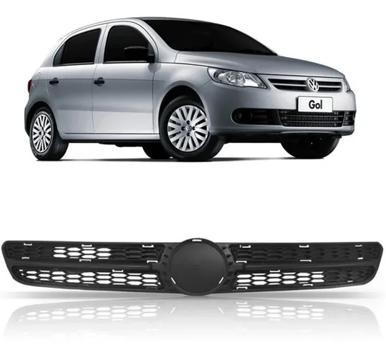 Grade Dianteira superior atras do emblema Gol Voyage Saveiro G5