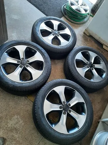 Rodas Jeep Compass Diesel, Pneus pirelli meia vida, loja fisica @audicarautopecas.