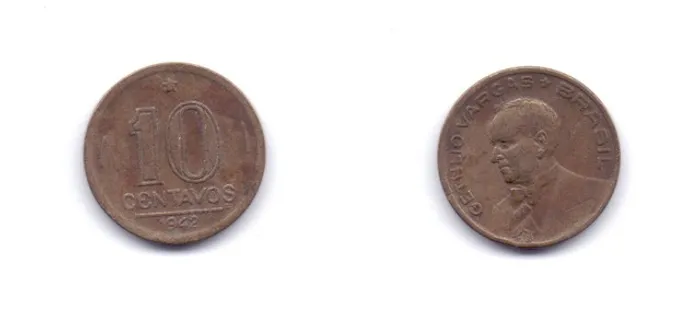 Moedas antigas Brasileiras de 1942 lote nº 2.- Cód. 333 -