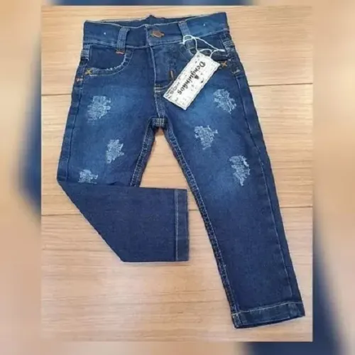 Jeans Infantil Calça Meninos Com Regulador Destroyed