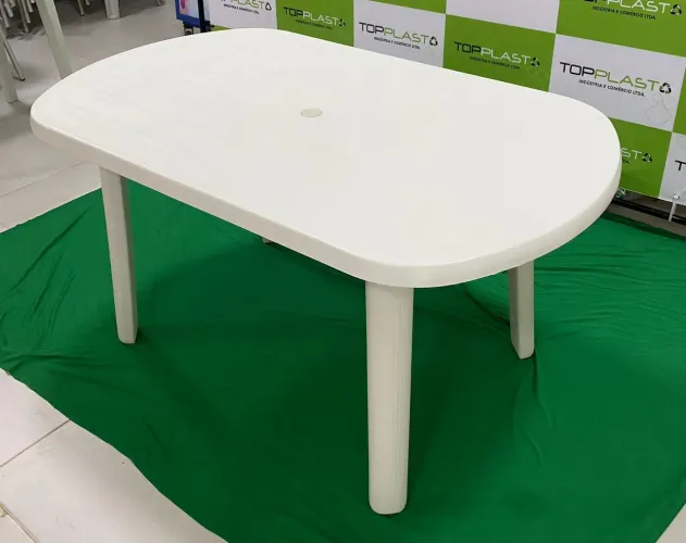 Mesa de Plástico Grande Oval