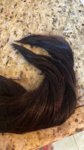 Cabelo humano virgem - 100% natural