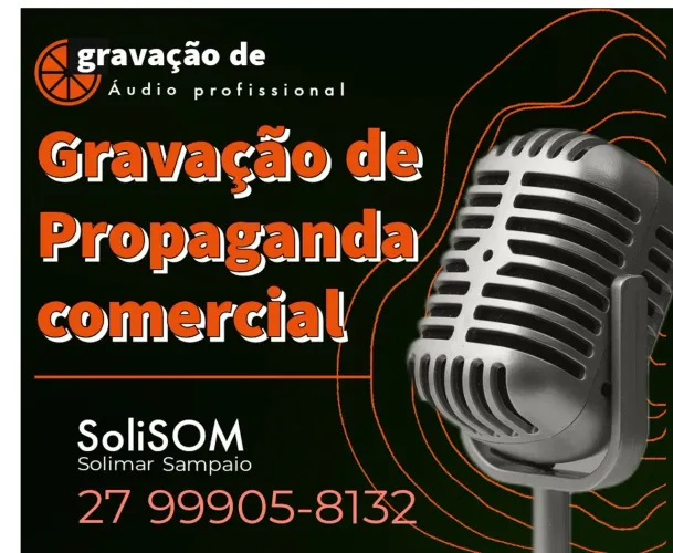 gravação comercial propaganda
