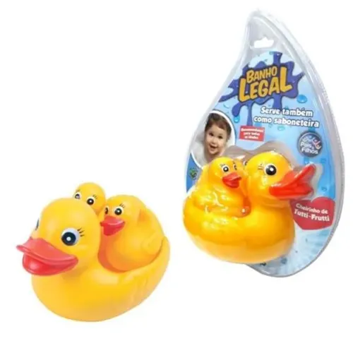Patinho De Borracha Para Banho Do Bebe - 3 Pato