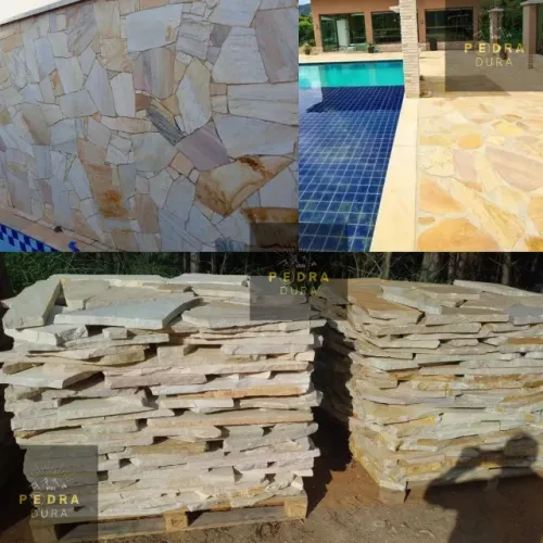 Piso Piscina - Caco São Tomé- Direto da Pedreira