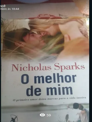 Livro O melhor de mim Nicholas Sparks