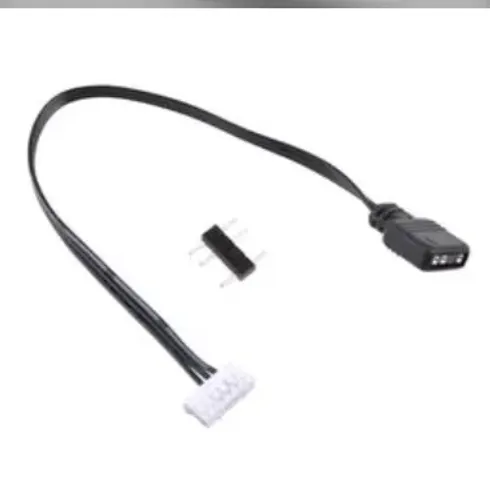 Cabo Adaptador para Controladora de Ventoinha ARGB 5V (3 Pinos para 6 Pinos)