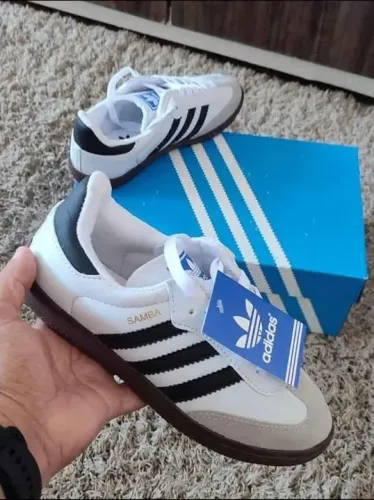 Tênis Adidas Samba Branco Preto