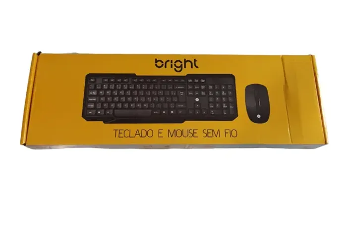 Kit teclado e mouse wireless 