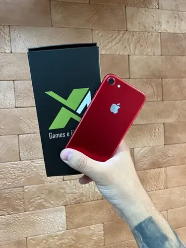 iPhone 7 vermelho com garantia / levamos até você