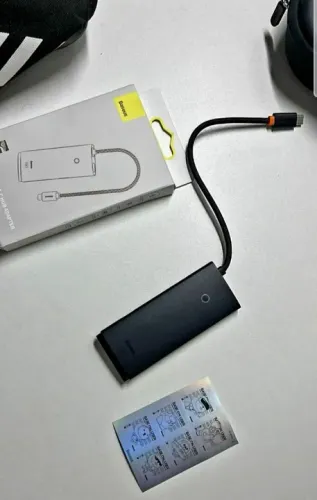 HUB BASEUS USB-C/ 6 PORTAS. Windows e Macbook. POSSUI ENTRADA HDMI