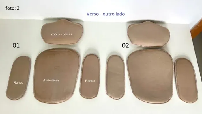 Tala Pós Cirúrgica usadas (Talas: abdômen; Cóccix/costas e flancos) S+S Soft Slim(anúncio2