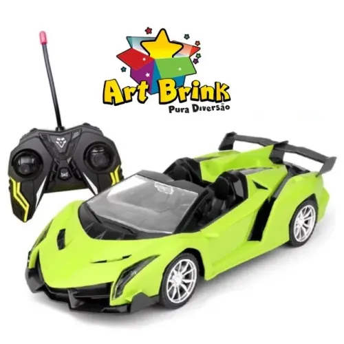 Carro Controle Remoto 7fun 22x10cm 1:18 Escala Convexi Zb656