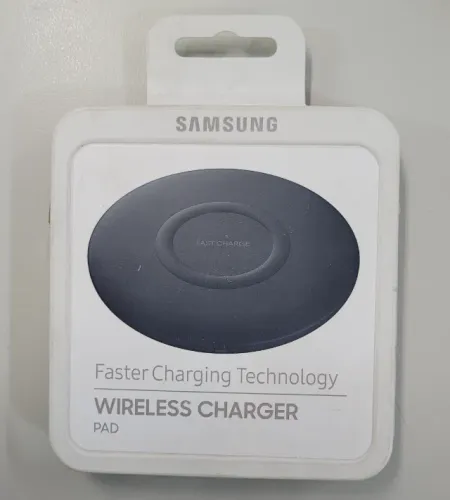 Carregador Rápido Sem Fio Wireless Indução Slim Samsung