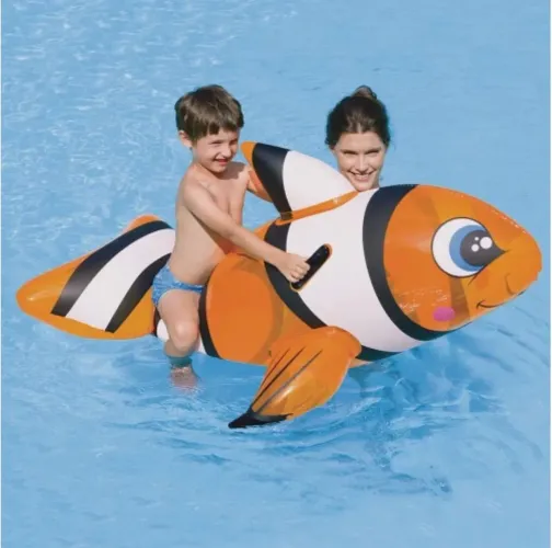Boia Divertida Peixe Palhaço 1,57m x 94cm Bestway NOVA