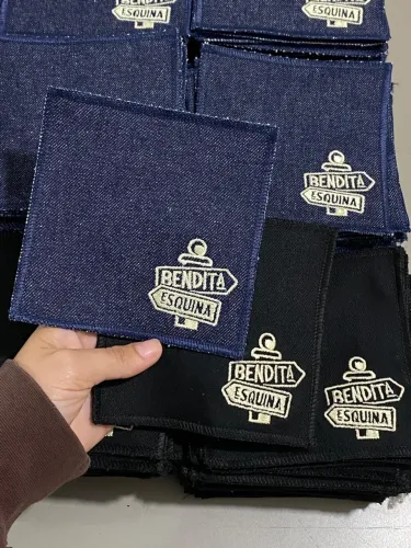 100 PORTA-COPOS BORDADOS COM UMA LOGO - DESTAQUE SEU NEGÓCIO. BOLACHA CHOPP!