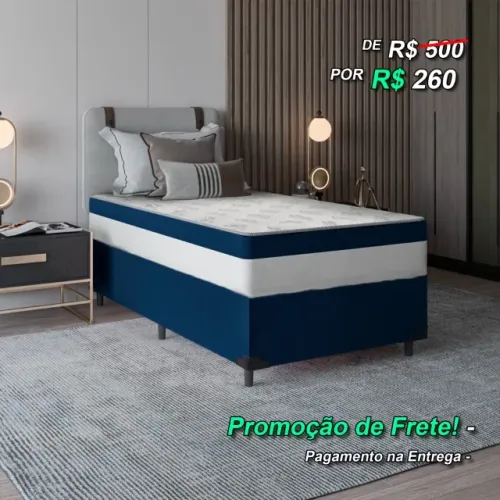 Camas Box Solteirão, Paga na Entrega