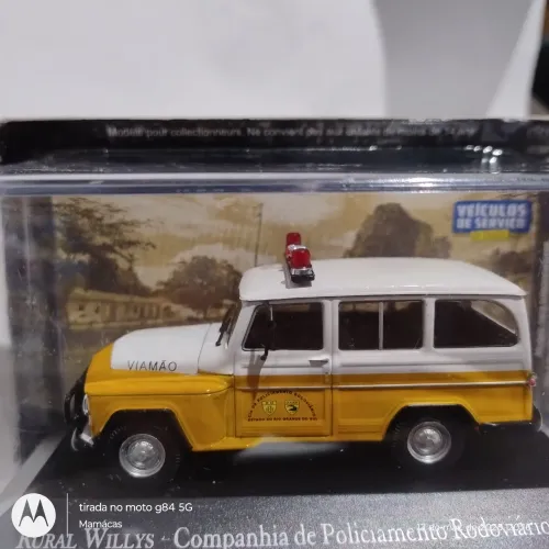 Miniatura Rural Willys - Companhia de Policiamento Rodoviário