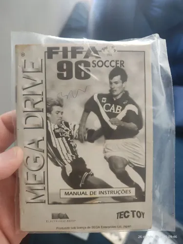 Manual FIFA 96 e SplatterHouse 3 Mega Drive