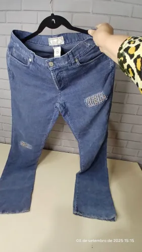 Calça Azul Jeans Tamanho: 42
