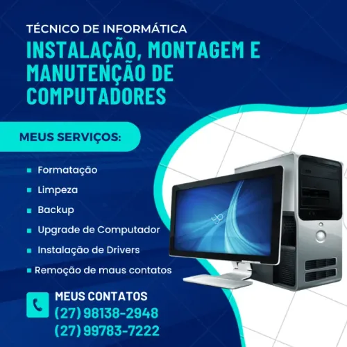 Montagem, Manutenção e Instalação de PCs