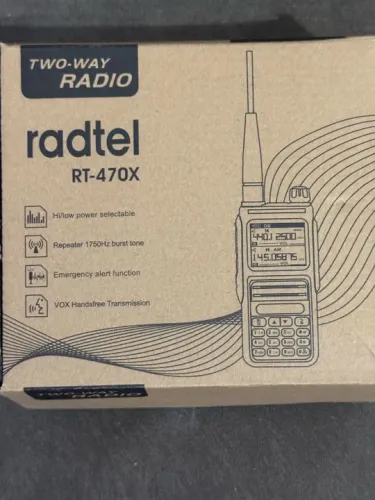 Radio Radtel 470x multi frequencias consulte modelo e funções na internet aceito troca 