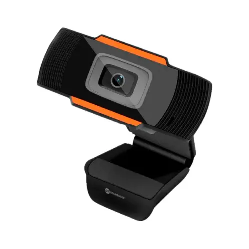 Webcam GT HD 720P 30FPS Laranja com Microfone Integrado - WZetta