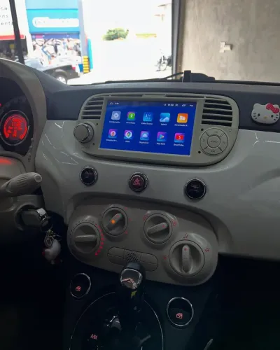 Central Multimídia Fiat 500