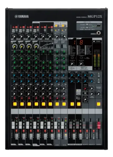 Mixer Yamaha MGP12X (Mesa de Som Yamaha 12 canais)
