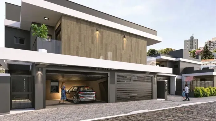 Lançamento em Novo Hamburgo - Di Lucca Residencial - Casas em Condomínio com 3 suites - Ba