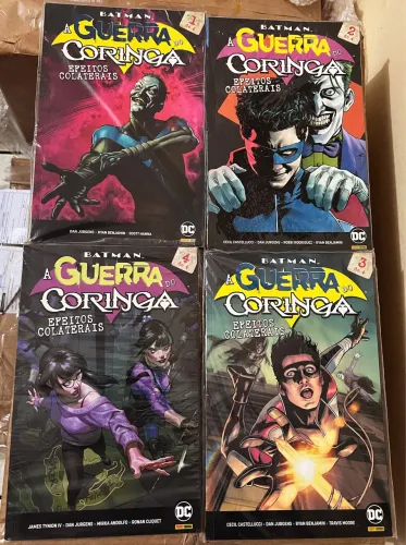 Batman a guerra do coringa completa em 4 edições lacradas 
