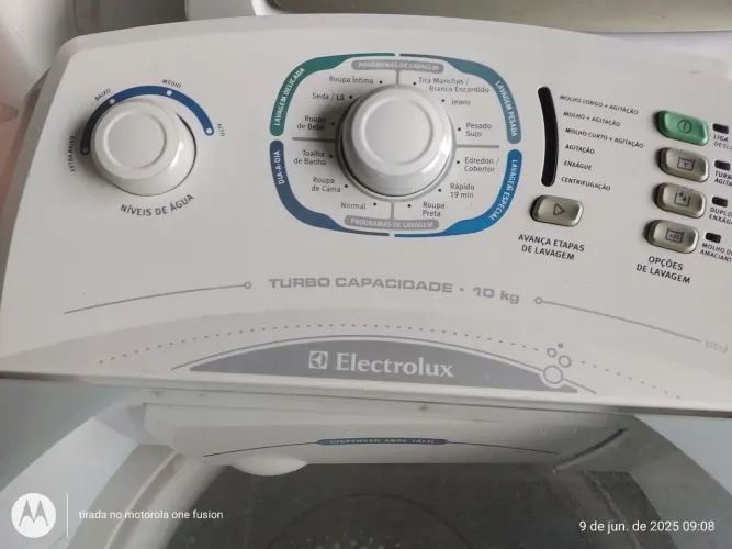 LAVADORA ELECTROLUX LTC10 220V