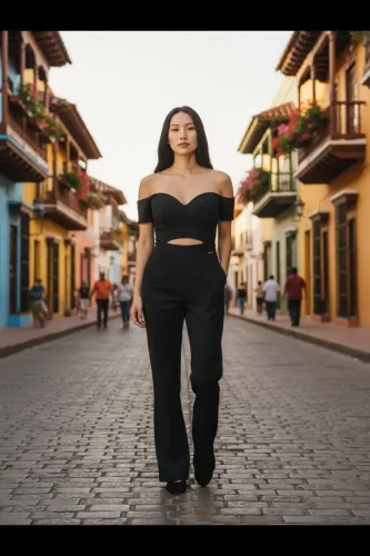 Macacão elegante, preto, maravilhoso, tamanho 44
