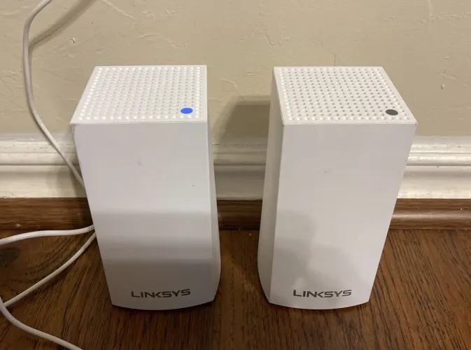 Kit com 2 unidades Linksys Velop WHW01 (Wi-Fi Mesh)